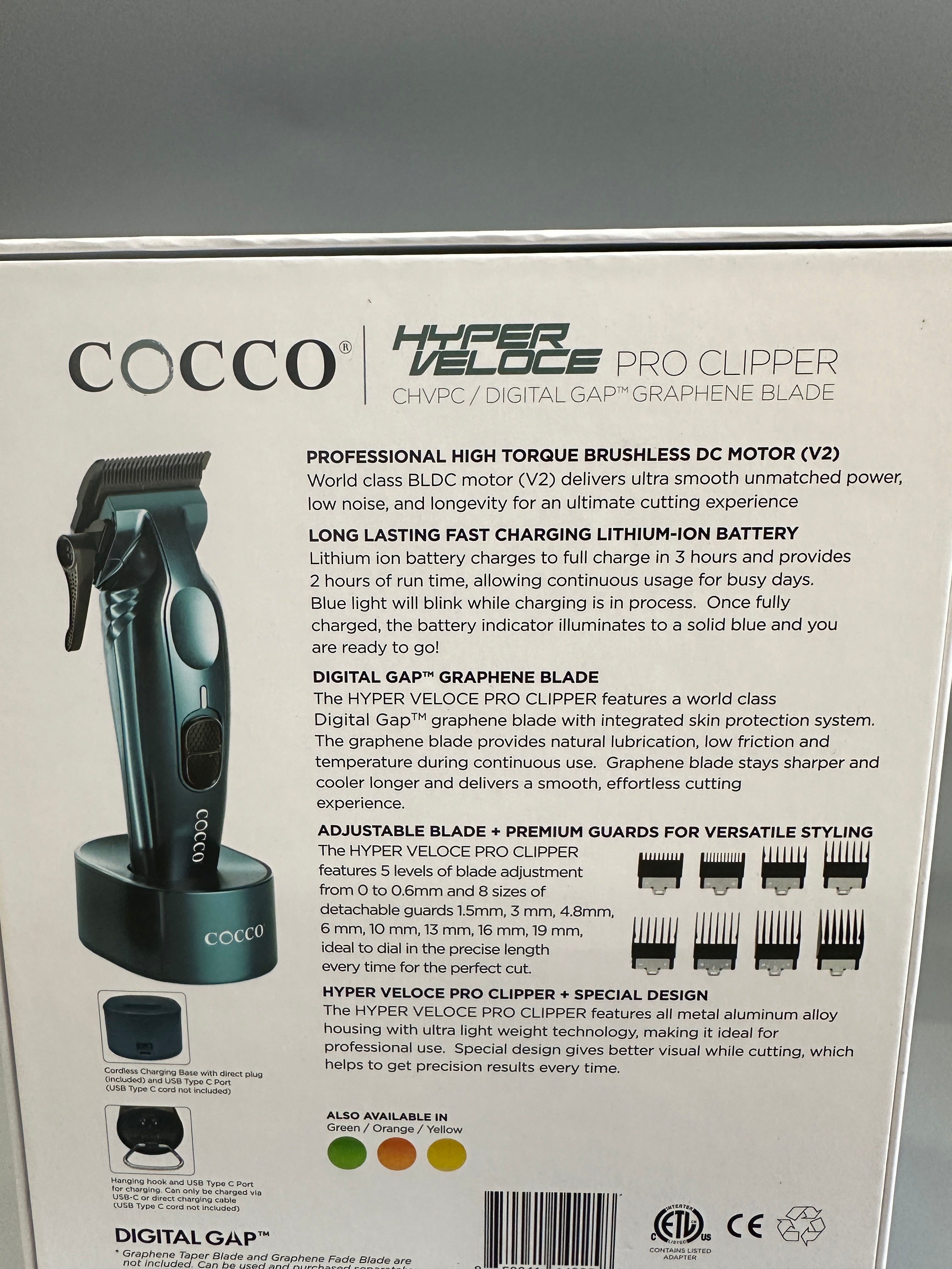 COCCO HYPER VELOCE PRO CLIPPER - DARK TEAL