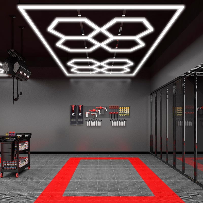 HEXAGON LED LIGHT - 8 PIECES