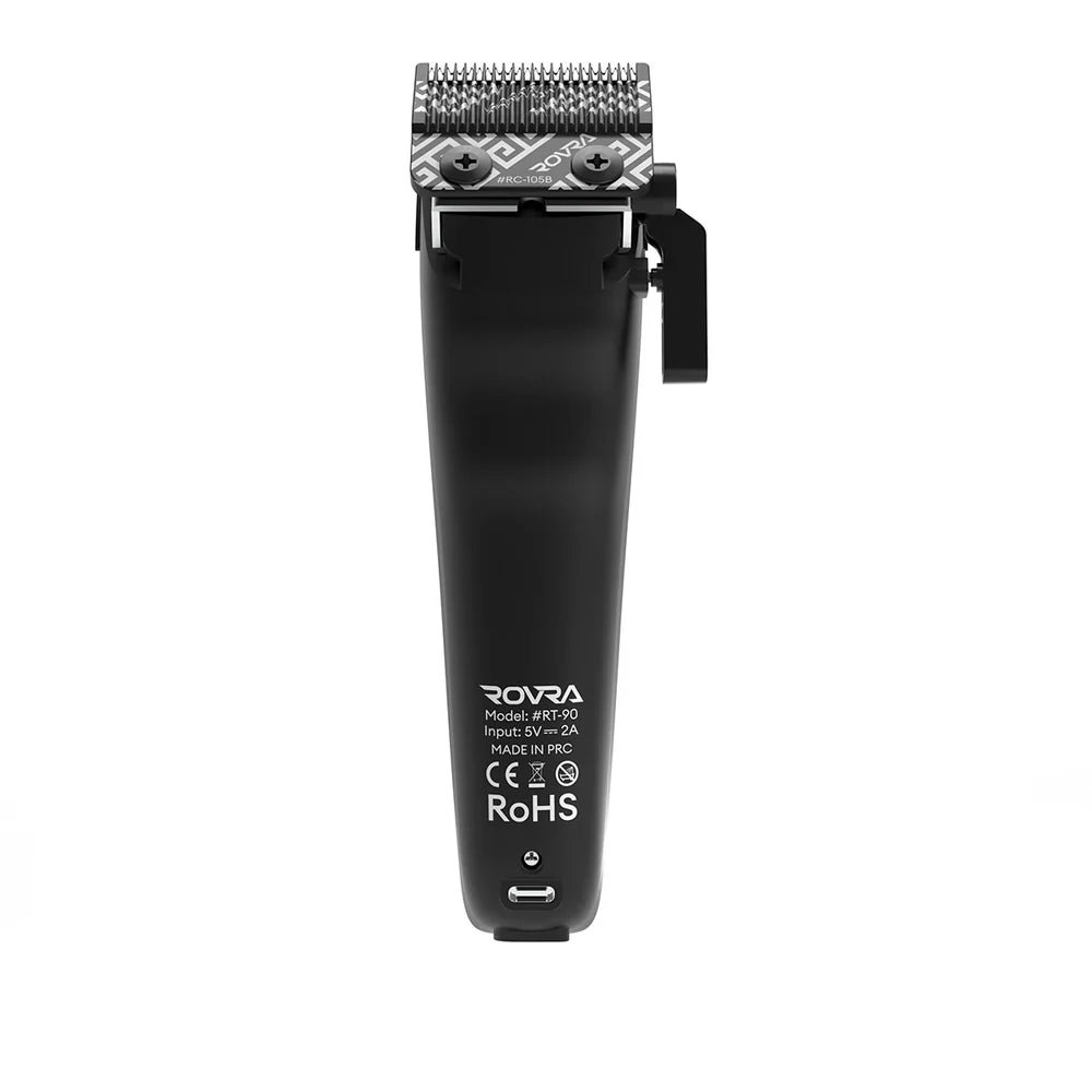 rovra-professional-cordless-hair-clipper-black-back-usb-charge-port - Goldblades
