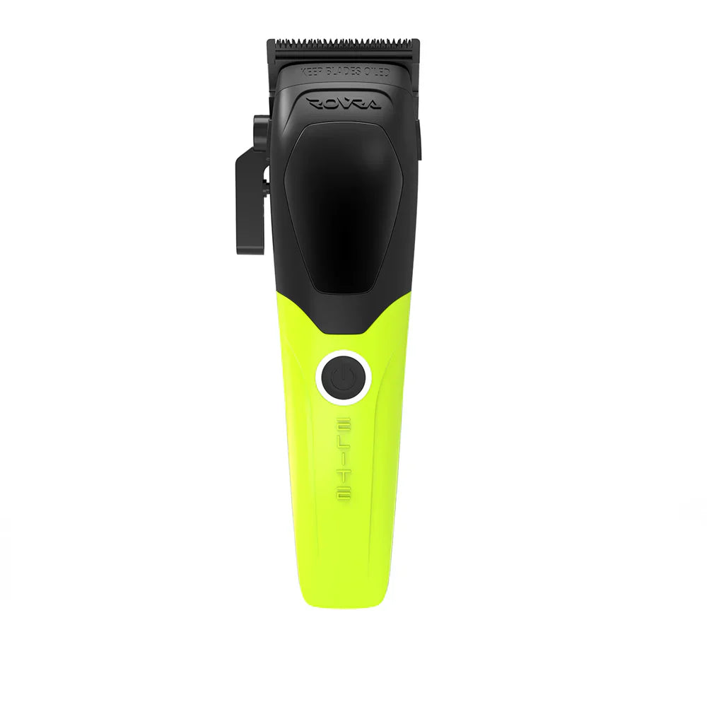 rovra-professional-cordless-hair-clipper-lime-front-view - Goldblades