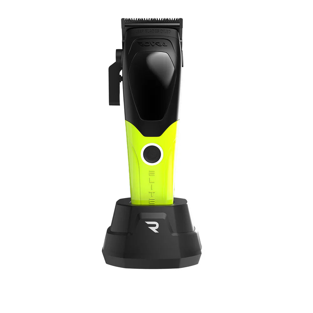 rovra-professional-cordless-hair-clipper-lime-with-charging-stand - Goldblades